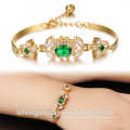 New design style elegant jewelry gold plated crystal bracelet for wedding